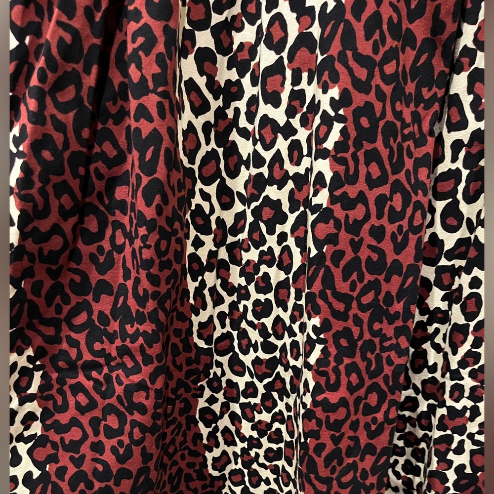 Pinup Couture PUG Luscious Stretch Swing Dress In Leopard Print Size M NWT - Picture 5 of 8